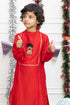 HANUMAN RED SILK KURTA SET